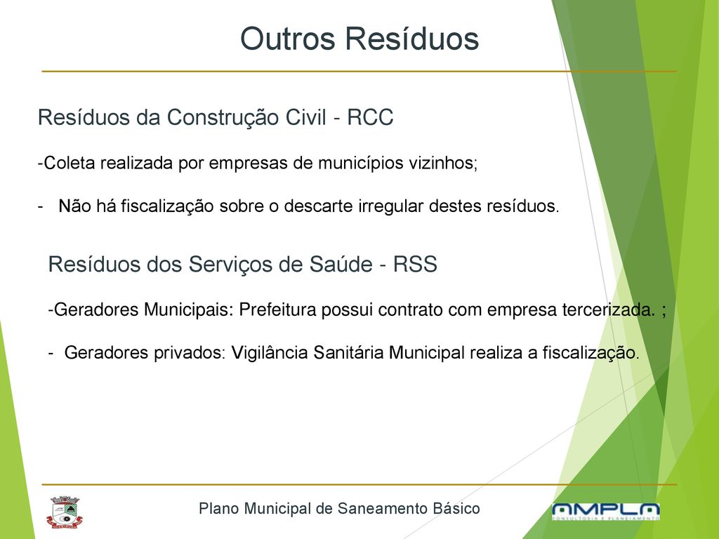 REVISÃO DO PLANO MUNICIPAL DE SANEAMENTO BÁSICO PMSB ppt carregar